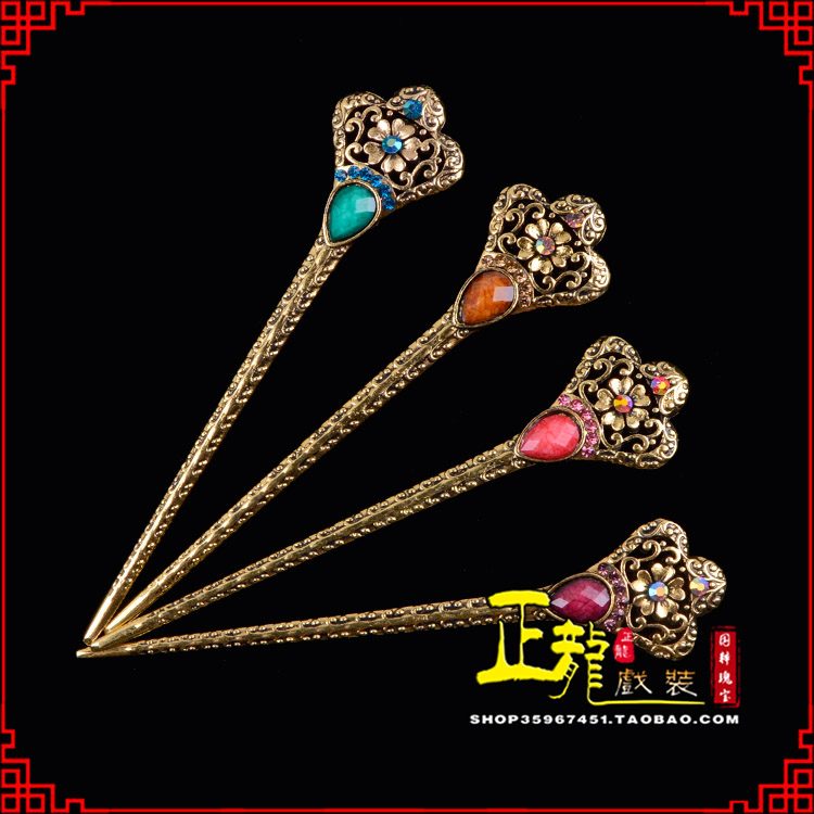 源城头饰老旦青衣员外夫人簪子 老旦发簪