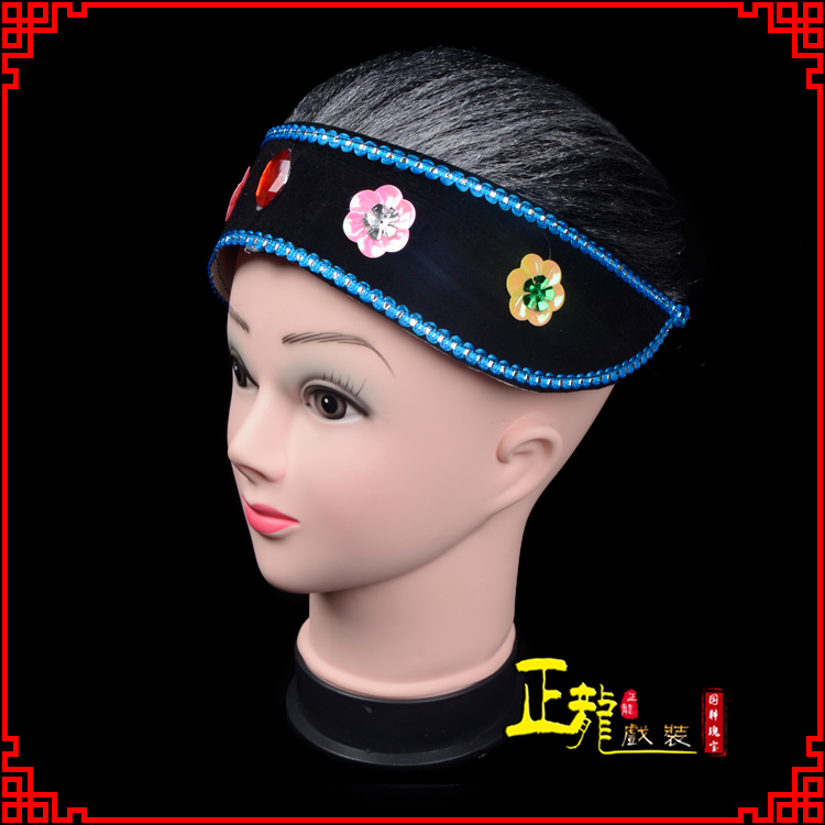 源城老旦媒婆穷老太婆假发套 老旦头套